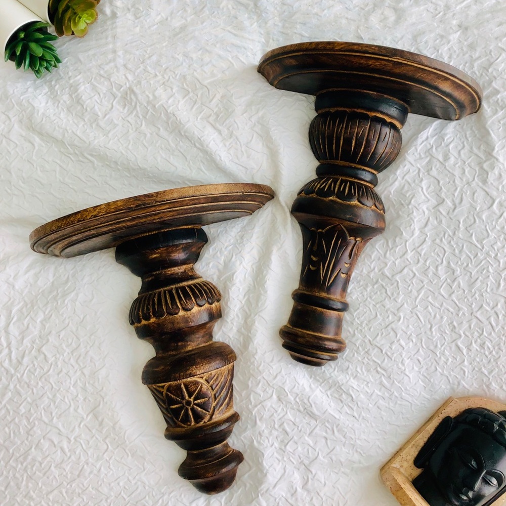 Wall Wood Decor Shelves